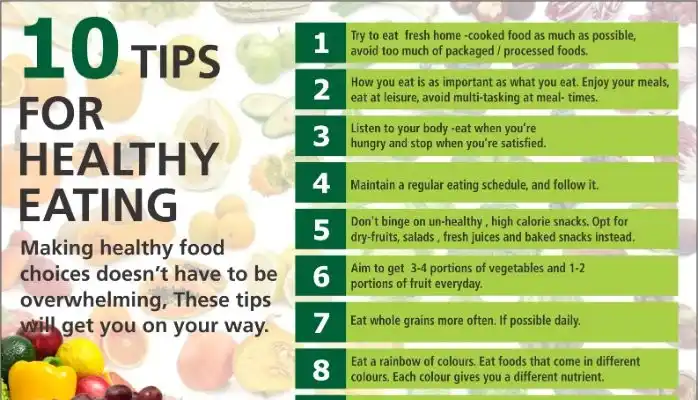 10 Tips for Healthy Eating Habits You Need